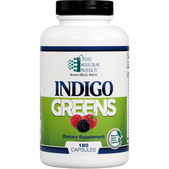 Ortho Molecular Indigo Greens 180cap