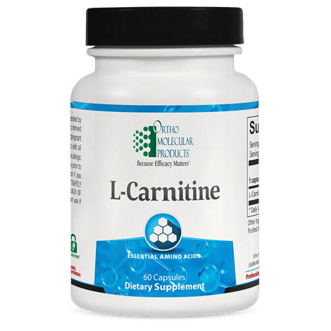 Ortho Molecular L-Carnitine 120 Capsules