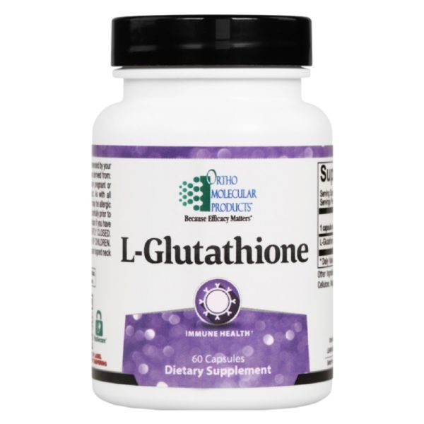 Ortho Molecular L-Glutathione 60 Capsules -