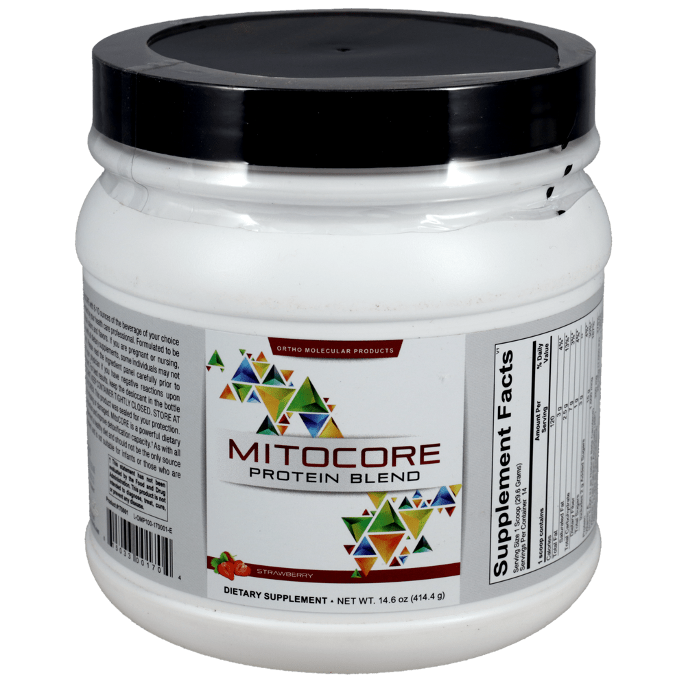 Ortho Molecular MitoCORE Powder Strawberry 14.6 oz
