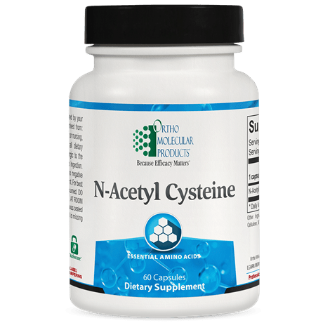 Ortho Molecular N-Acetyl Cysteine 60 Capsules