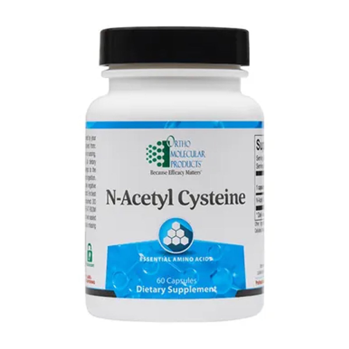 Ortho Molecular N-Acetyl Cysteine 60 Capsules