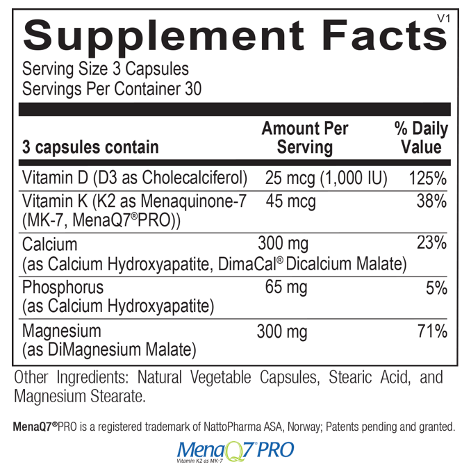 Ortho Molecular OsteoBase 90 Capsules