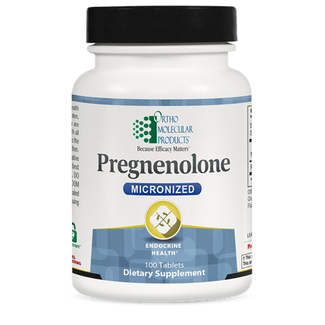 Ortho Molecular Pregnenolone 100 Tablets - 2 Pack