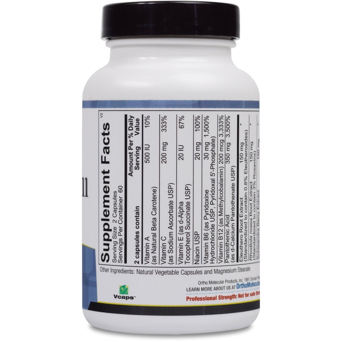 Ortho Molecular Products Adapten-All Capsules, 120 Count