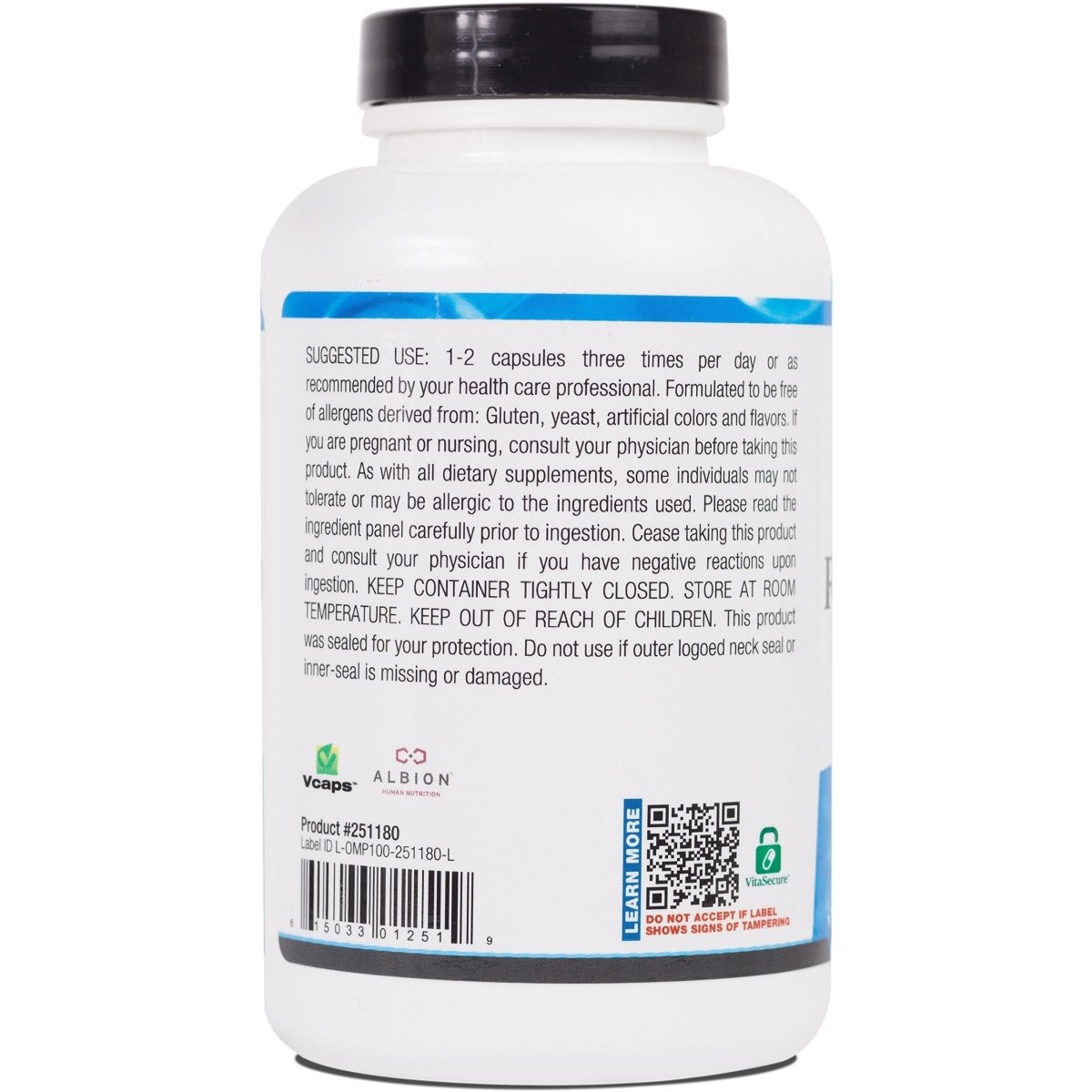 Ortho Molecular - Reacted Calcium - 180 Capsules