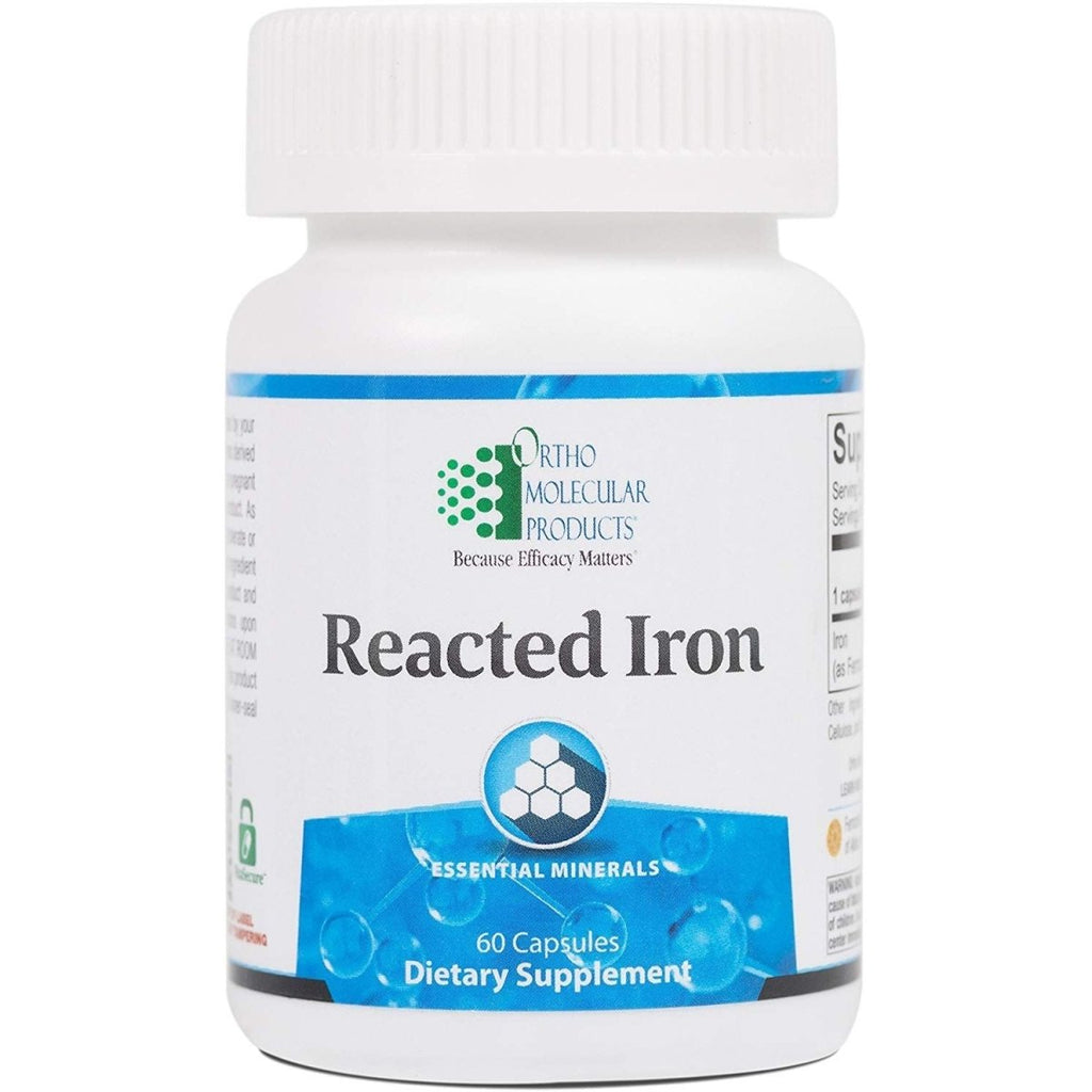 Ortho Molecular - Reacted Iron - 60 Capsules