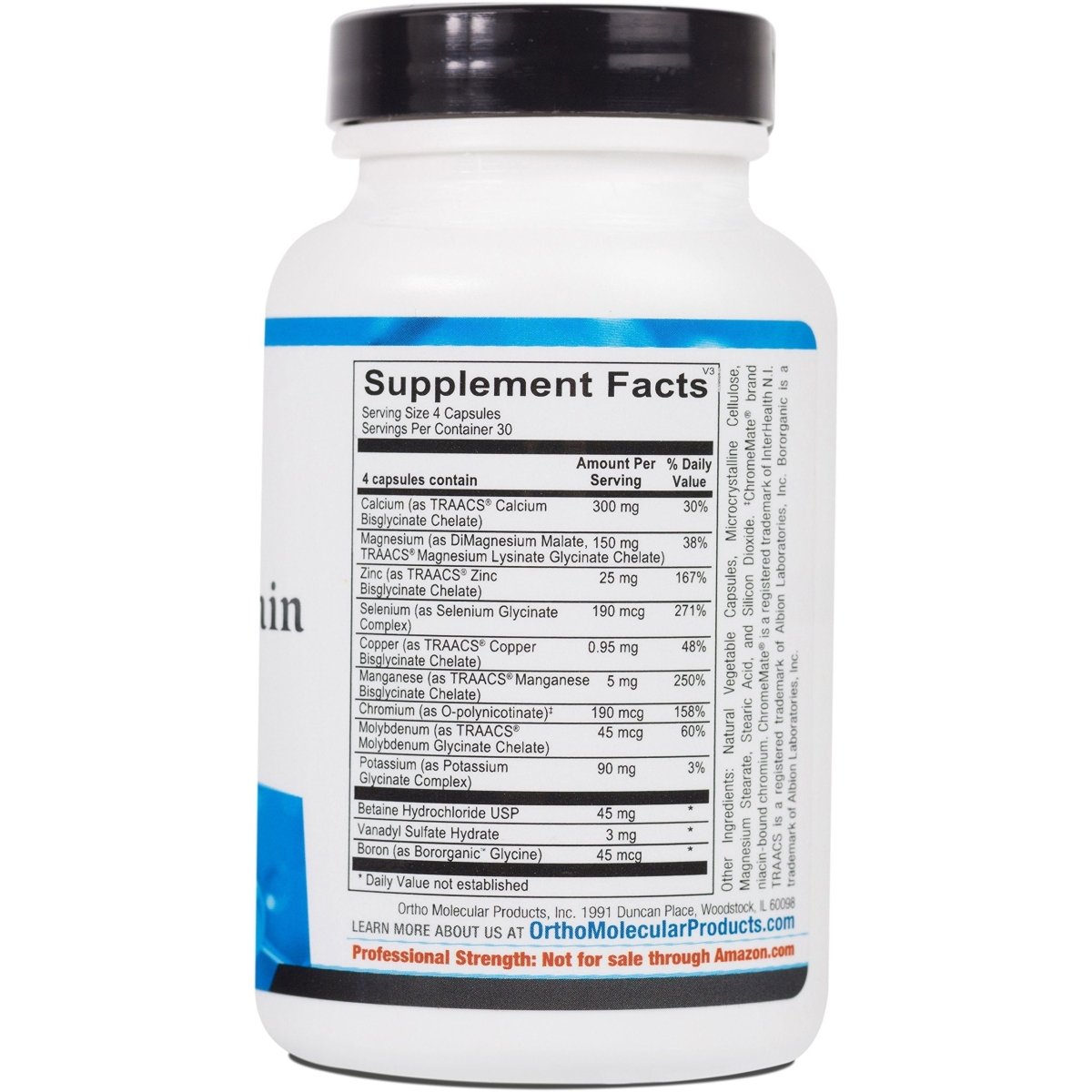 Ortho Molecular Reacted Multimin - 120 Capsules