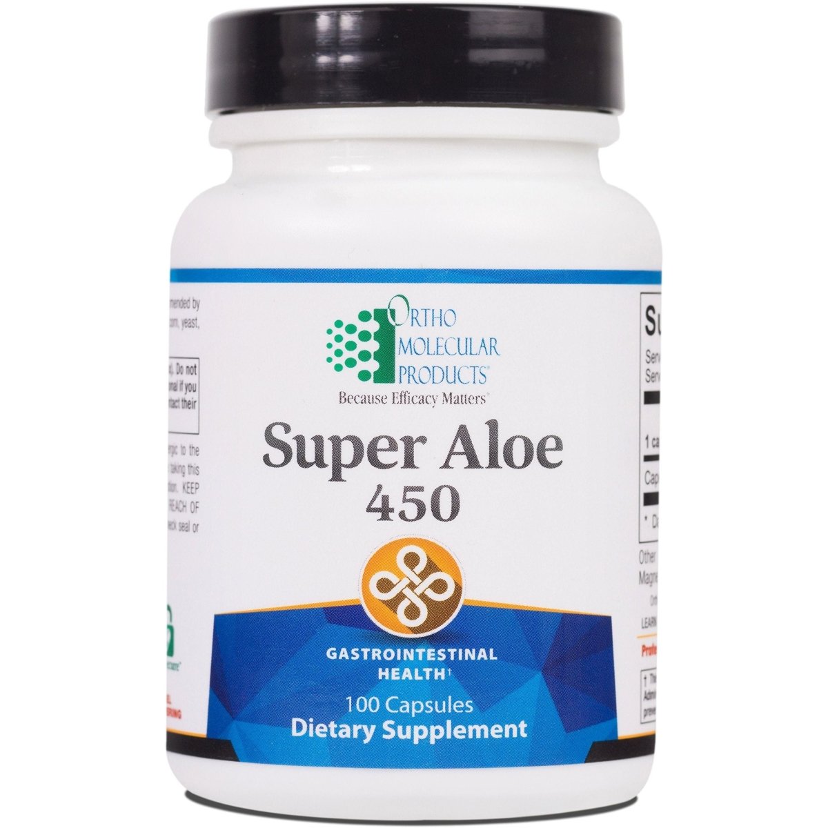Ortho Molecular - Super Aloe 450 - 100 Capsules