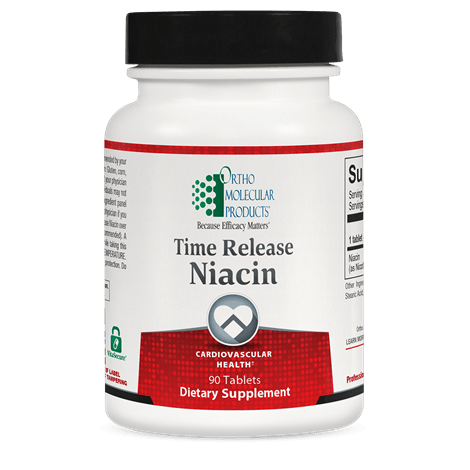 Ortho Molecular Time Release Niacin 90 Tablets -