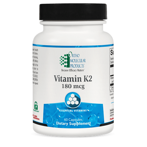 Ortho Molecular Vitamin K2 180 mcg 60 Vcaps -
