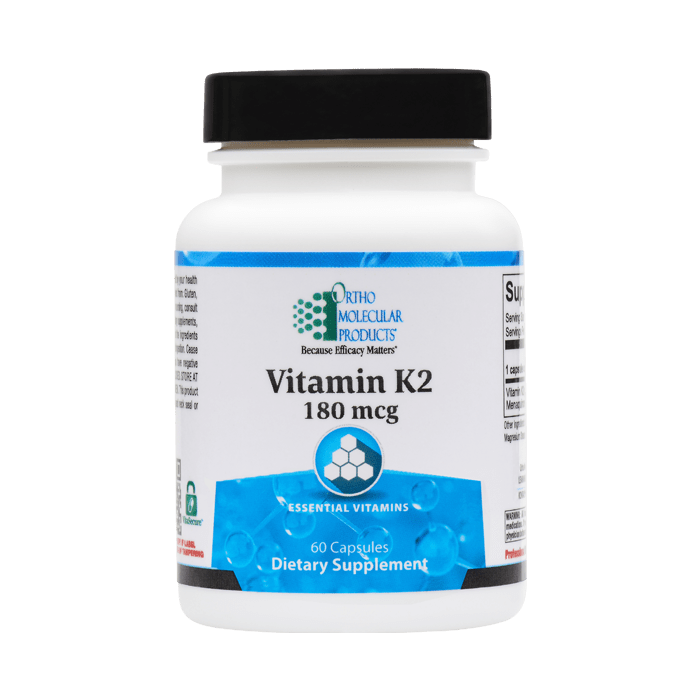 Ortho Molecular Vitamin K2 180 mcg 60 Vcaps -