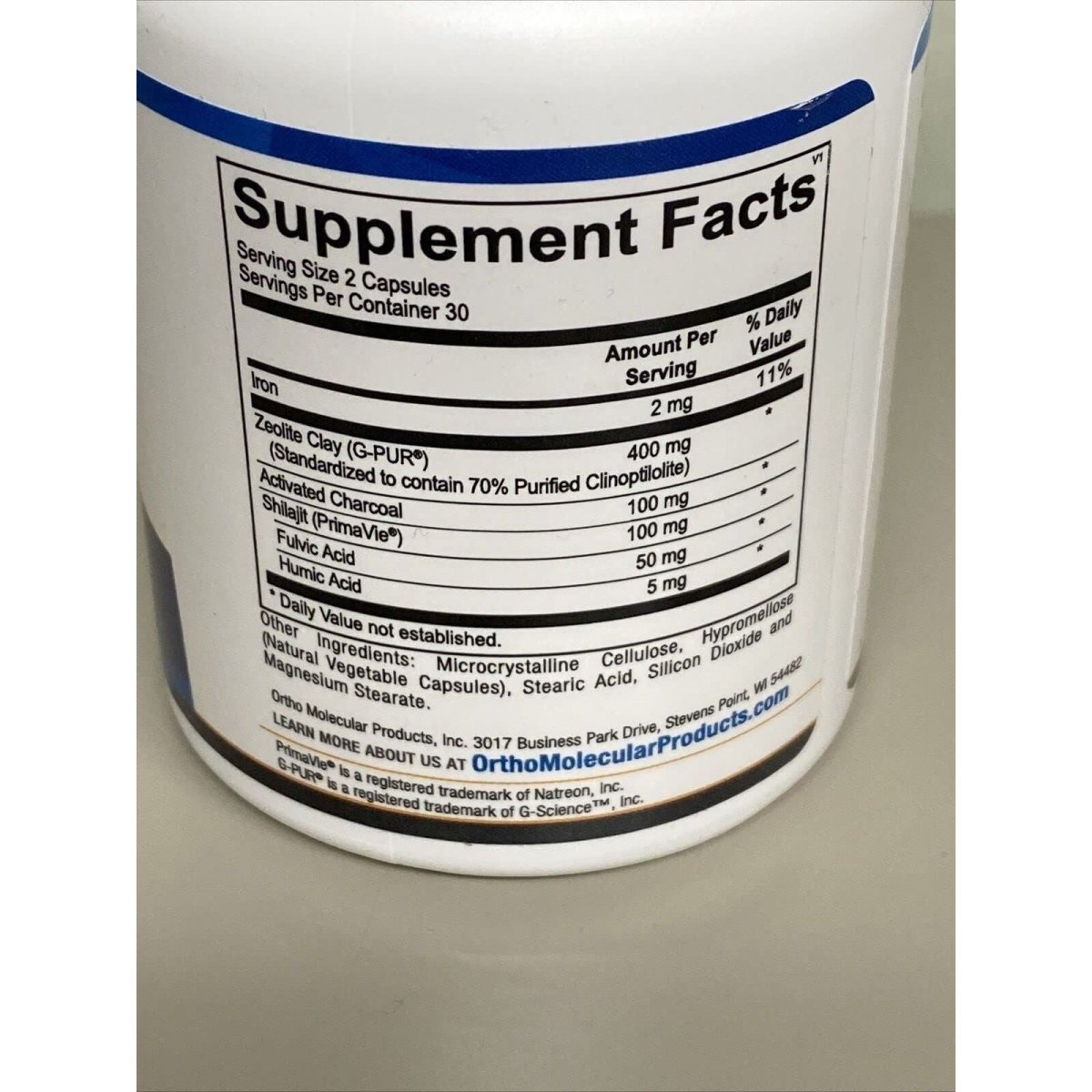 Ortho Molecular Z-Binder 60 Capsules