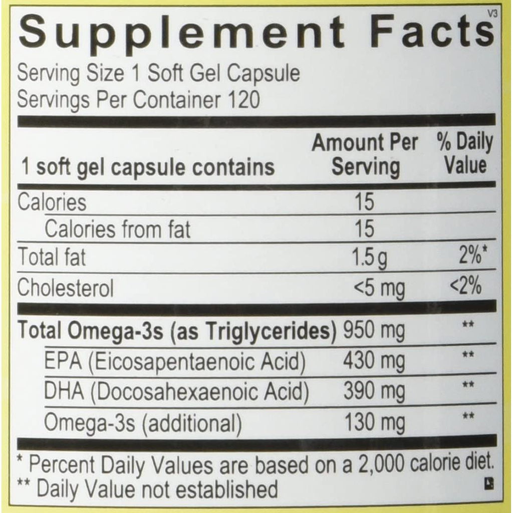 Orthomega 820 Capsules - New Formulation - 60 Softgel Capsules