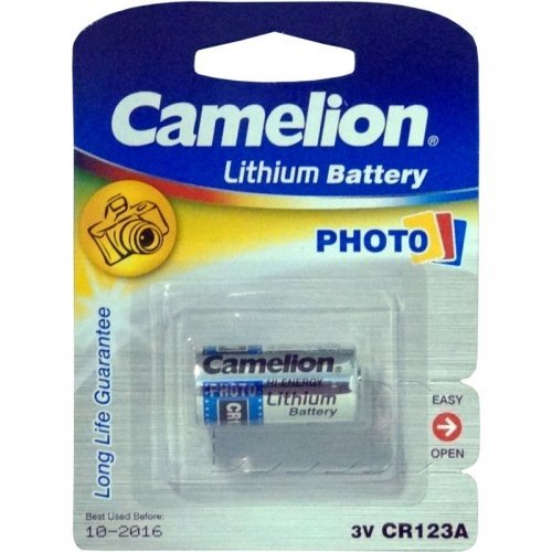 PKCELL 3-Volt Lithium Battery - CR123A
