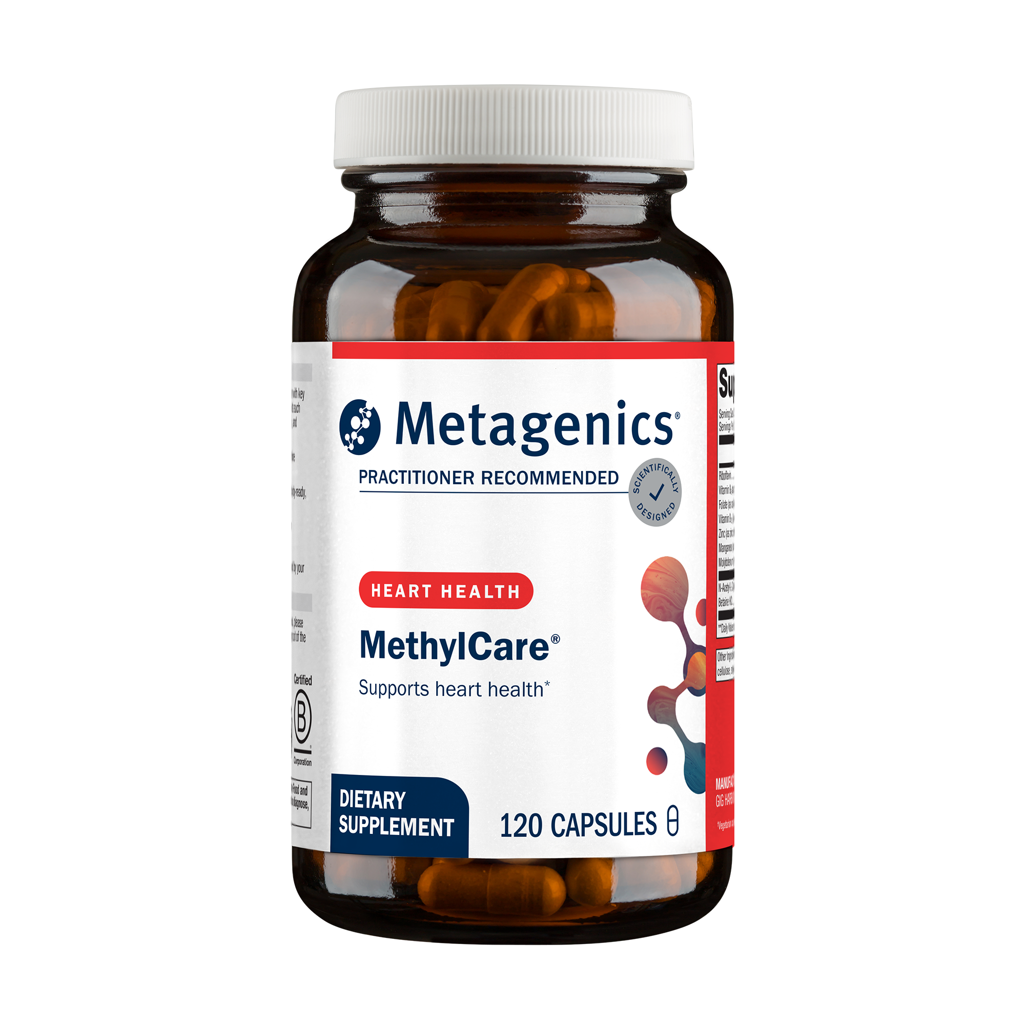 Metagenics Methyl Care (Formerly Called Vessel Care) Supplement, 120 Count (120)