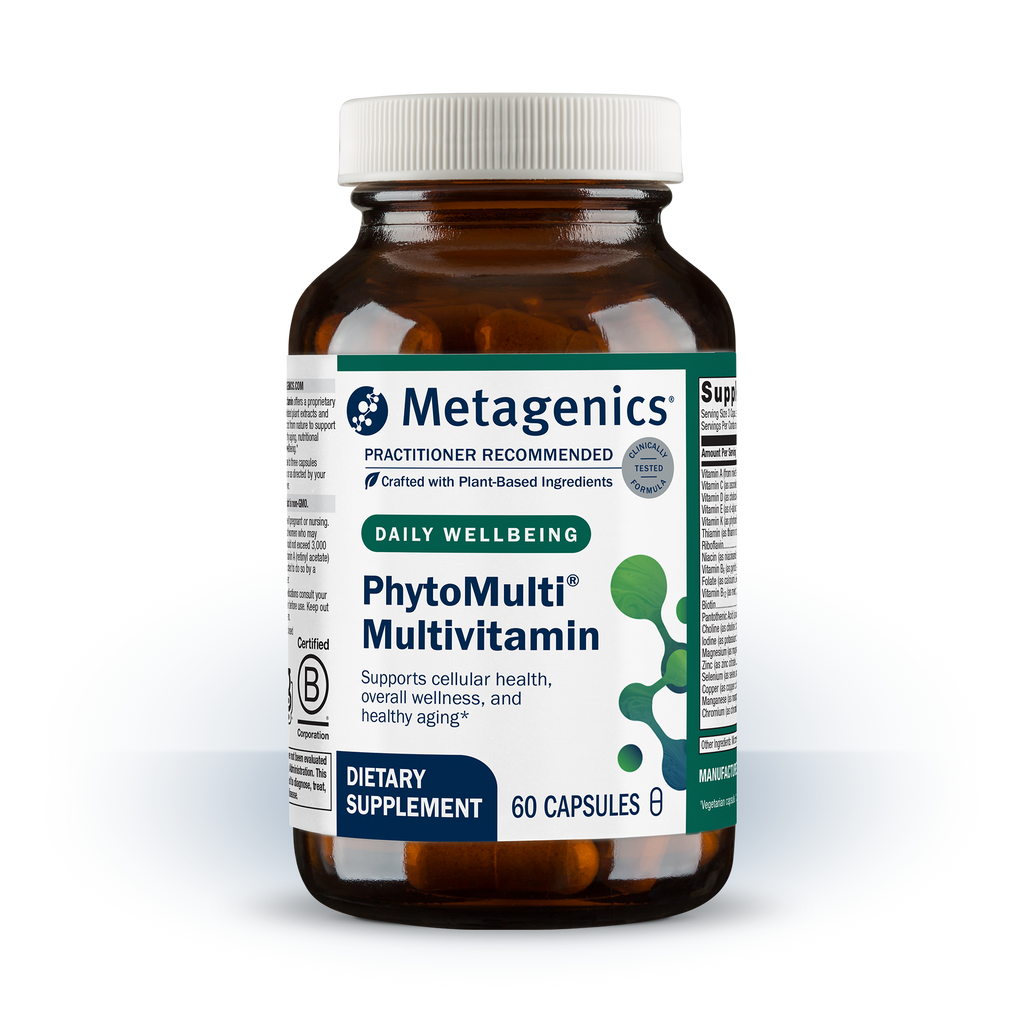 Metagenics PhytoMulti - Daily Multivitamin Supplement with Phytonutrients, Vitamins and Minerals for Multidimensional Health Support - 60 Tablets, 20 Day Supply
