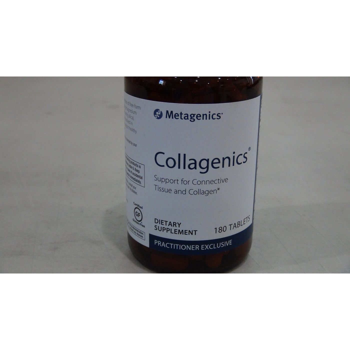 Metagenics Collagenics Nutritional Supplement Support for Connective Tissue and Collagen Tablet - 180 Count