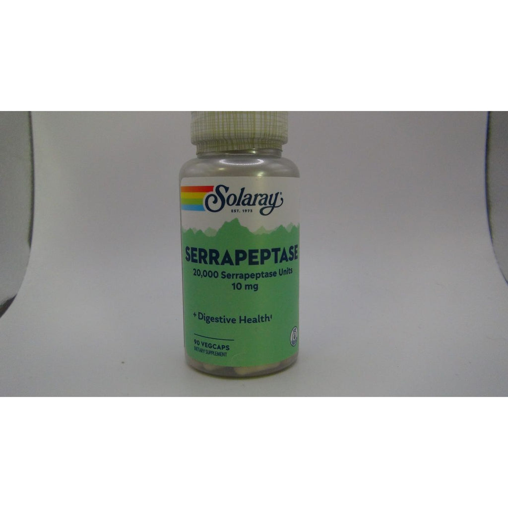 SOLARAY Nattokinase and Serrapeptase Supplement 30 Count