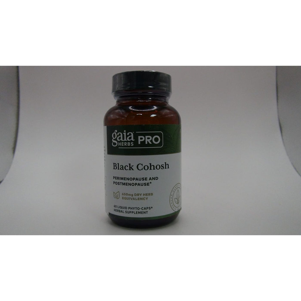 Gaia Herbs Black Cohosh - Menopause Support Supplement to Help Maintain Hormone Balance and Health for Women - with Organic Black Cohosh - 60 Vegan Liquid Phyto-Capsules (30-Day Supply)