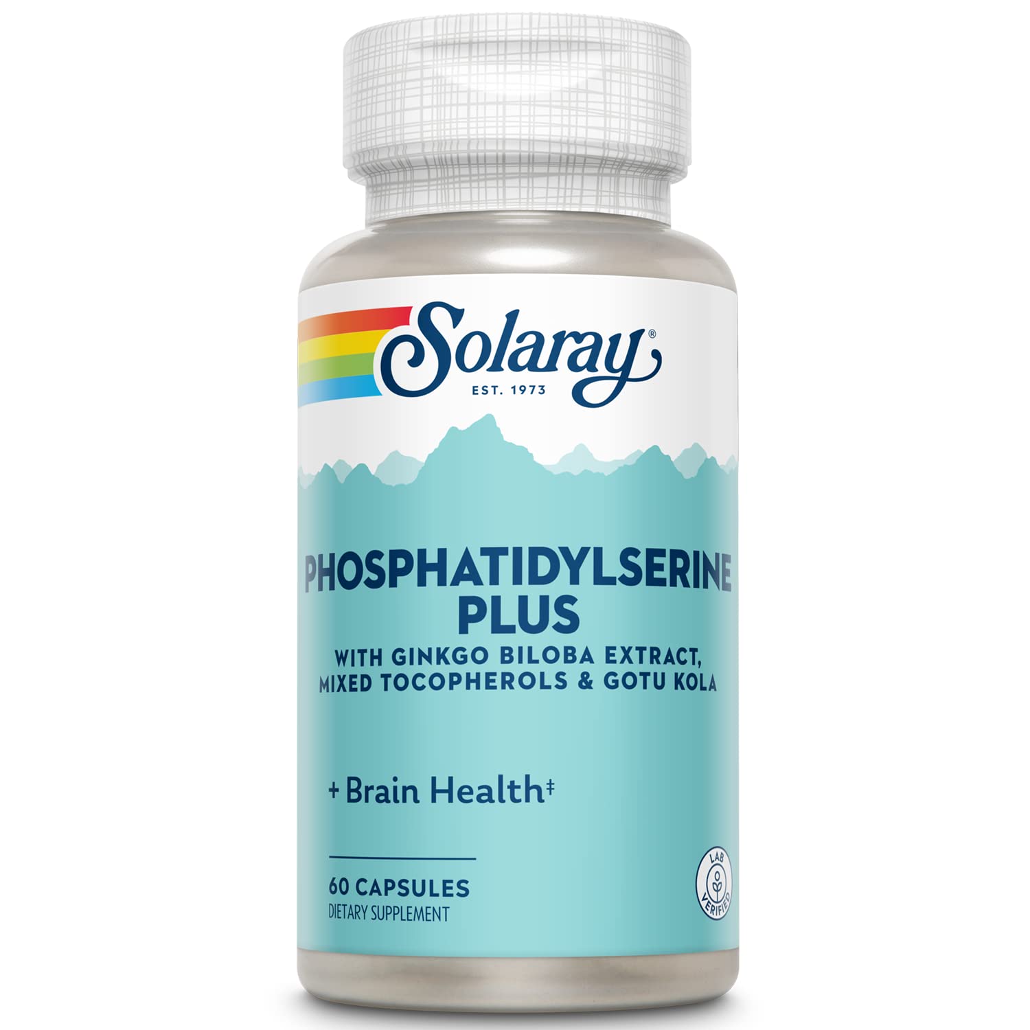 SOLARAY Phosphatidylserine Plus Supplement, 100 mg | 60 Count