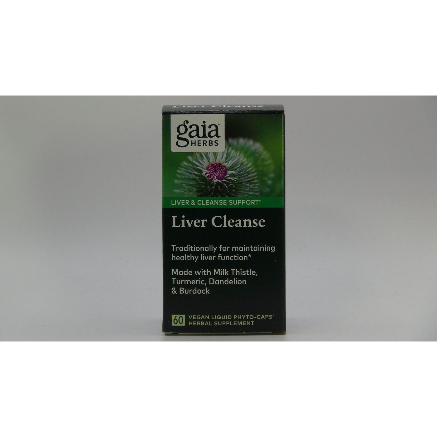Gaia Herbs Liver Cleanse - Liver Health Support Herbal Supplement with Milk Thistle, Burdock, Turmeric Curcumin, Dandelion, and More - 60 Vegan Liquid Phyto-Caps (30 Servings)