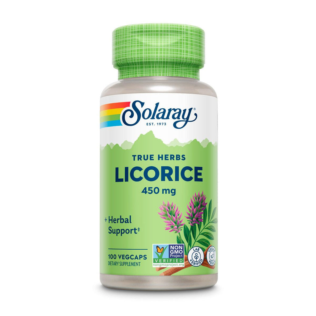 SOLARAY Licorice Root Supplement, 450 mg | 100 Count
