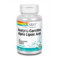 Solaray Acetyl L-Carnitine and Ala Supplement, 60 Count