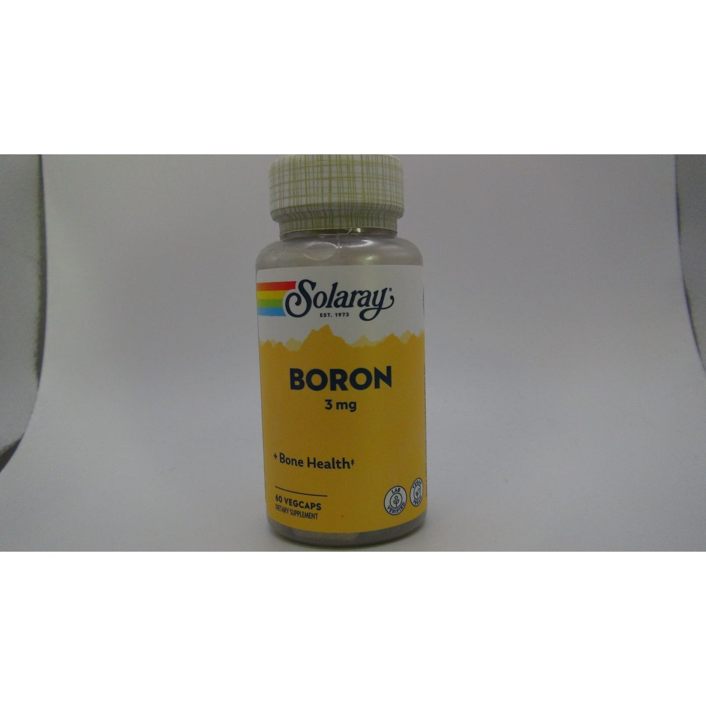 Solaray Biocitrate Boron Supplement, 3mg, 60 Count