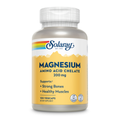 Solaray Magnesium Amino Acid Chelate 200 mg, Chelated Magnesium Supplement for Bone Health, Heart Health and Muscle Function Support, Vegan, 60-Day Money Back Guarantee, 100 Servings, 100 VegCaps