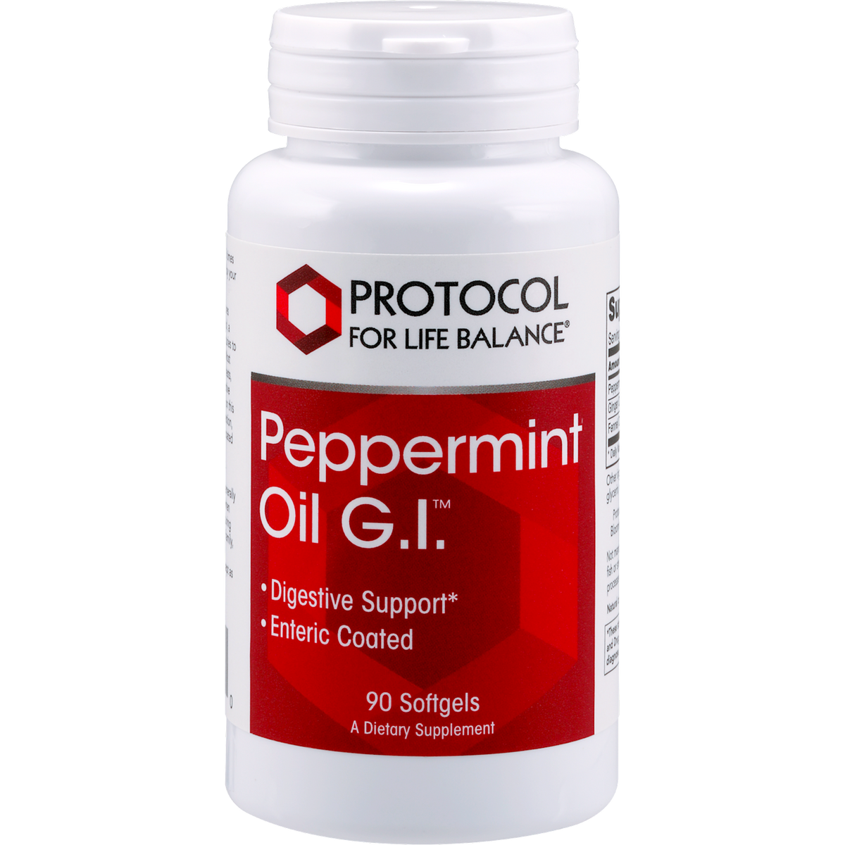 Protocol for Life Balance Peppermint Oil G.I. 90 Softgels - P4727