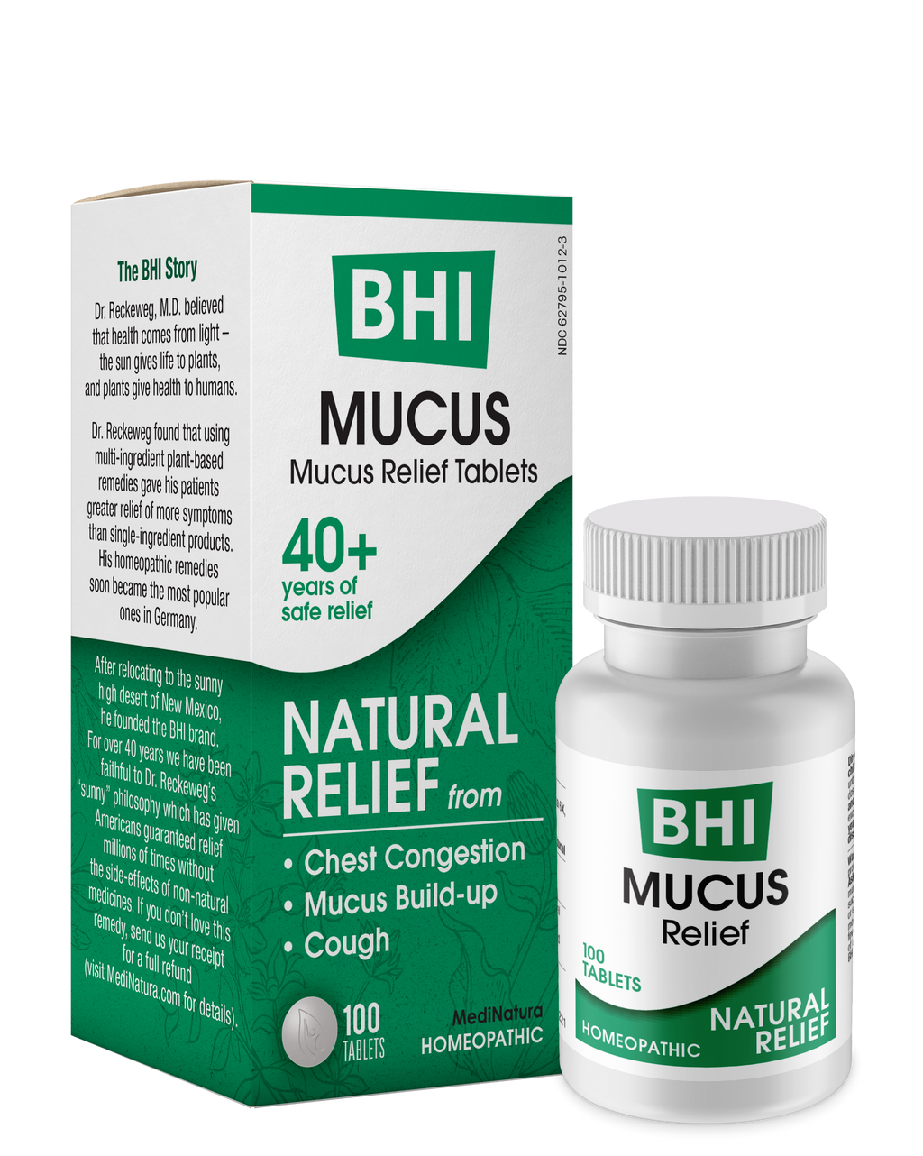 MediNatura BHI Mucus Relief 100 Tablets