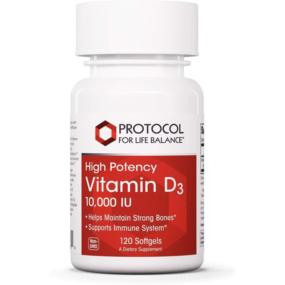 Protocol For Life Balance Vitamin D3 10,000 IU 120 Softgels - P0376