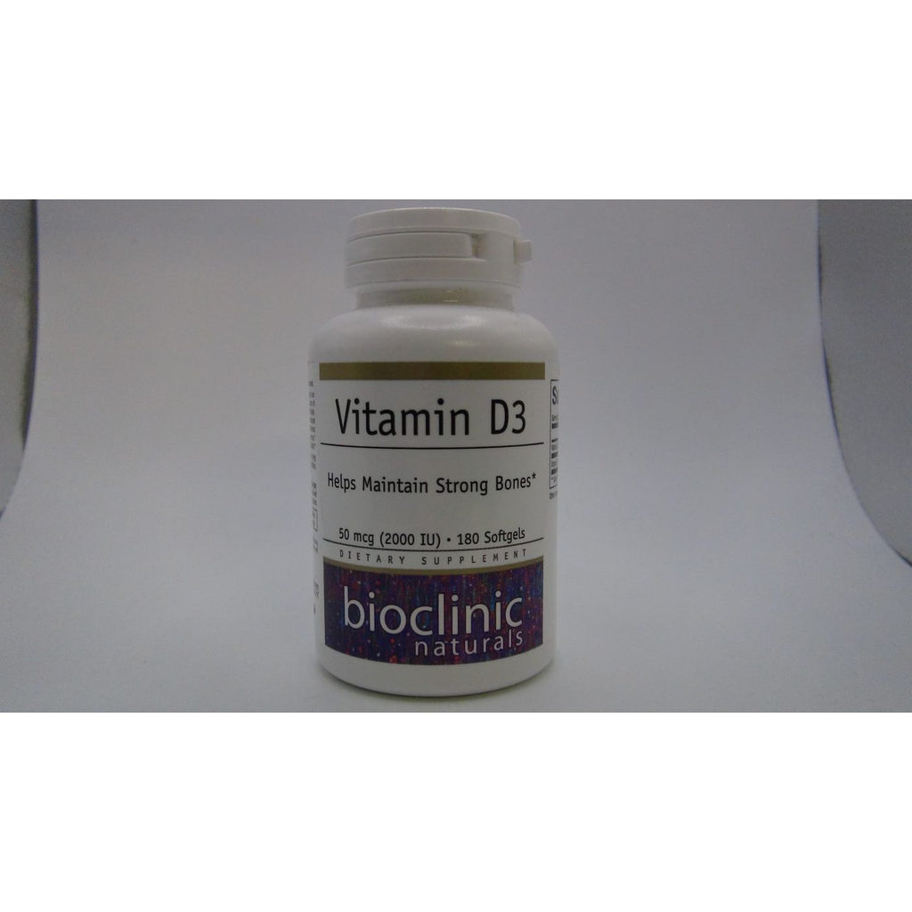 Bioclinic Naturals Vitamin D3 2000 IU 180 Softgels - B008B4OXC8 - B00GOKXSWW
