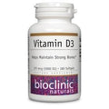 Bioclinic Naturals Vitamin D3 5000 IU 180 Softgels