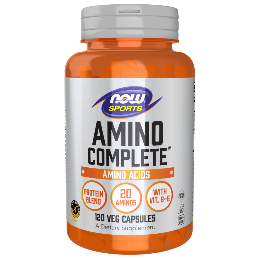 Now Sports Amino Complete 120 Vcaps - 0011 - 6 Pack