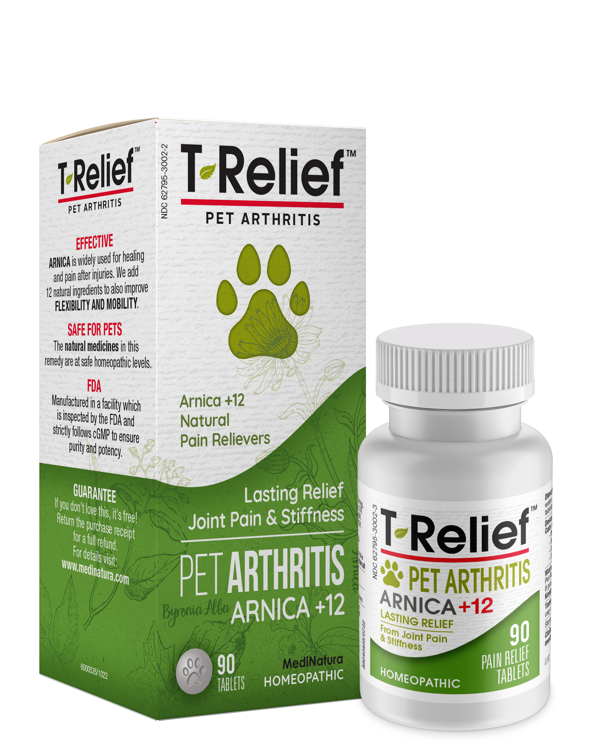 MediNatura T-Relief Pet Arthritis 90 Tablets