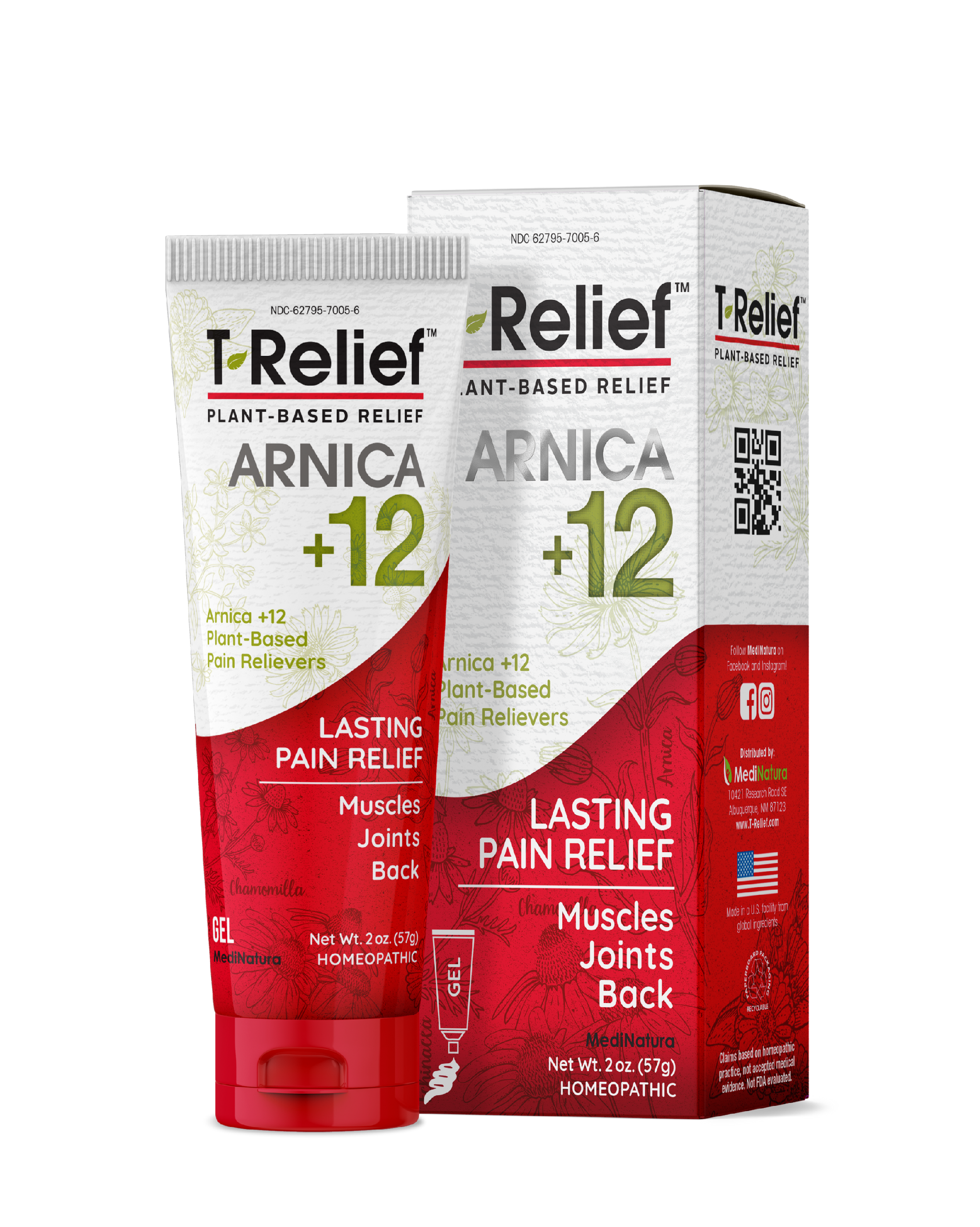 Medinatura T-Relief Pain Gel 2 oz