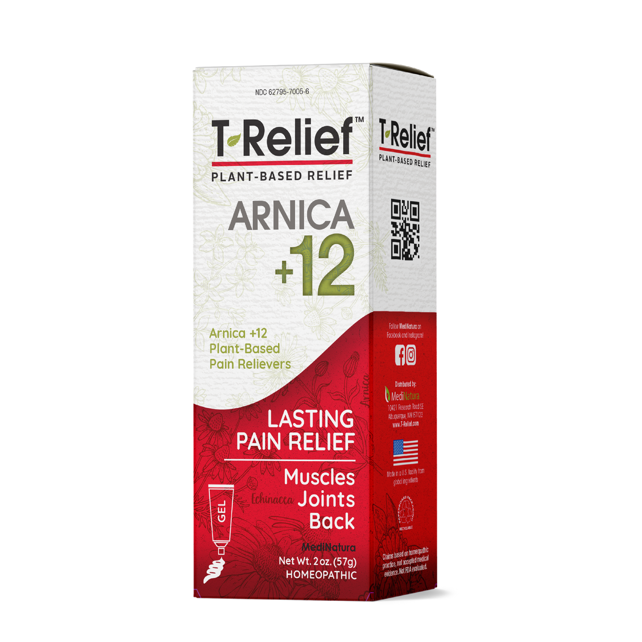 Medinatura T-Relief Pain Gel 2 oz - 3 pack