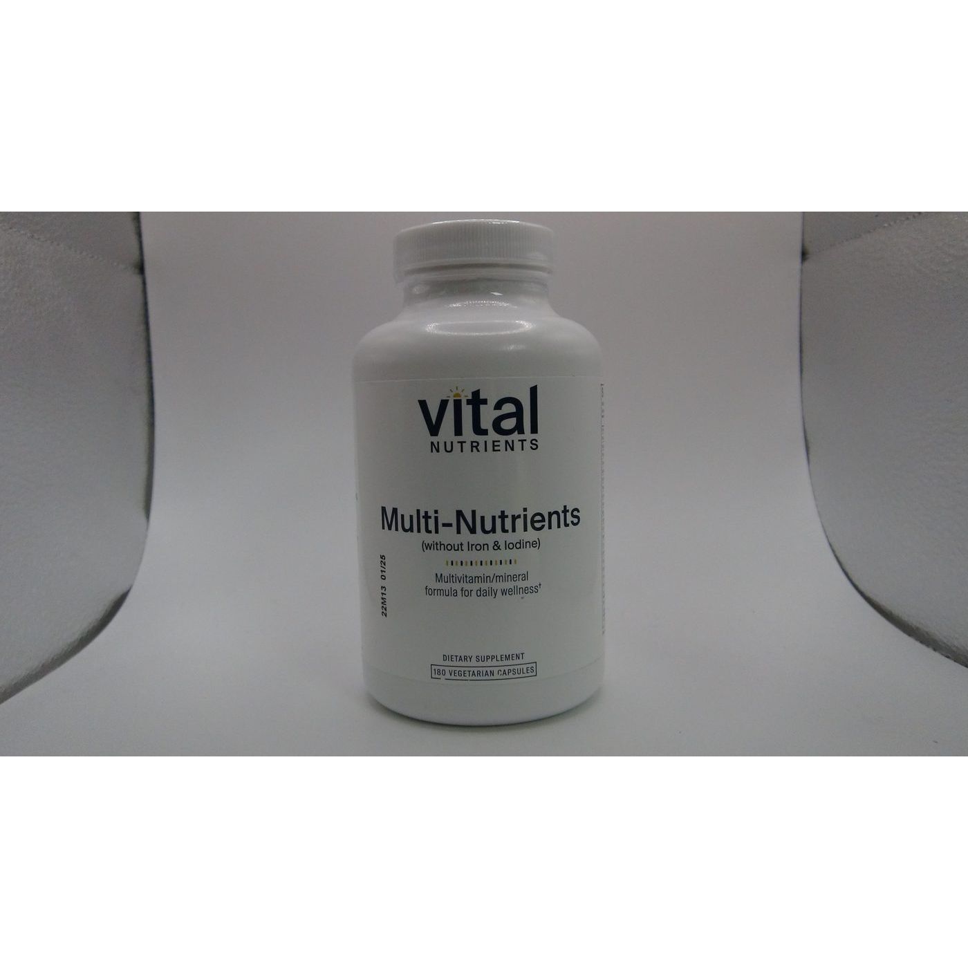 Vital Nutrients Multi-Nutrients 2 With Copper Without Iron 180 Capsules