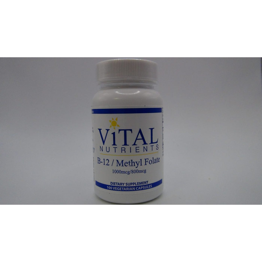 Vital Nutrients Vitamin B12 / Methyl Folate 100 Vcaps