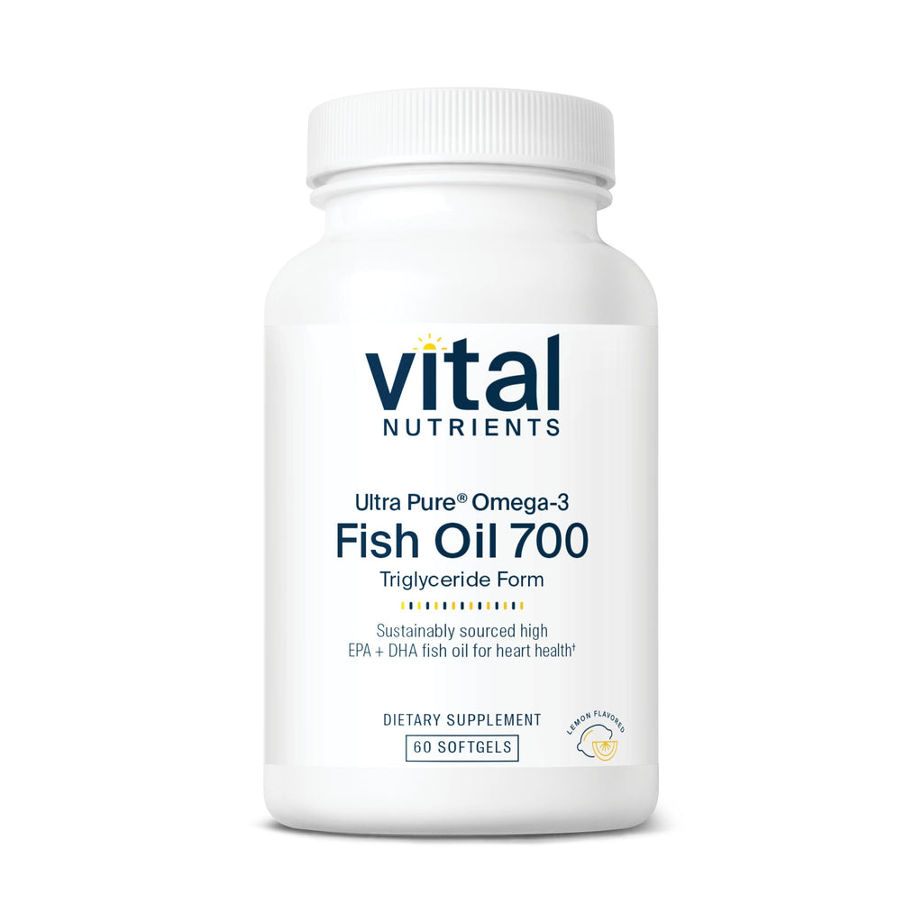 Vital Nutrients Ultra Pure Fish Oil 700 60 Softgels