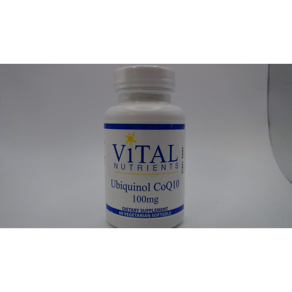 Vital Nutrients Ubiquinol CoQ10 100mg 60 Vcaps