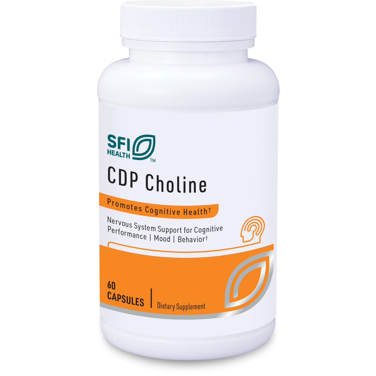 Klaire Labs CDP Choline 60 Capsules