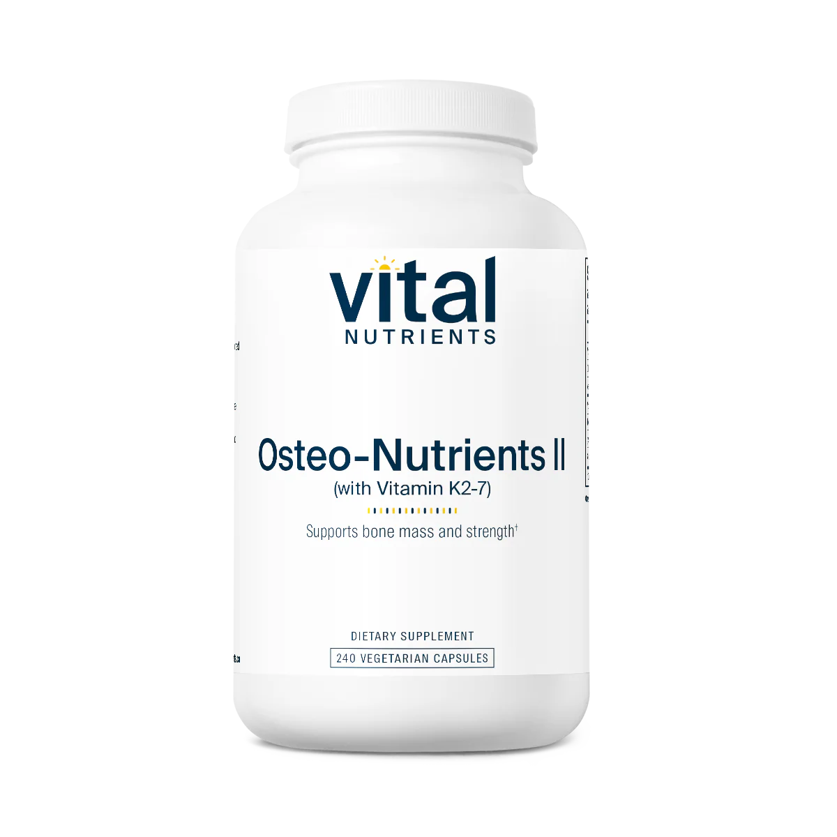Vital Nutrients Osteo-Nutrients With Vitamin K2-7 180 Capsules