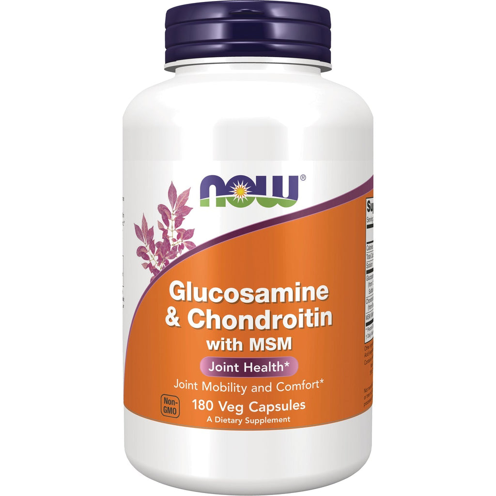 Now Foods Glucosamine & Chondroitin with MSM 180 Vcaps - 3172 - 2 Pack