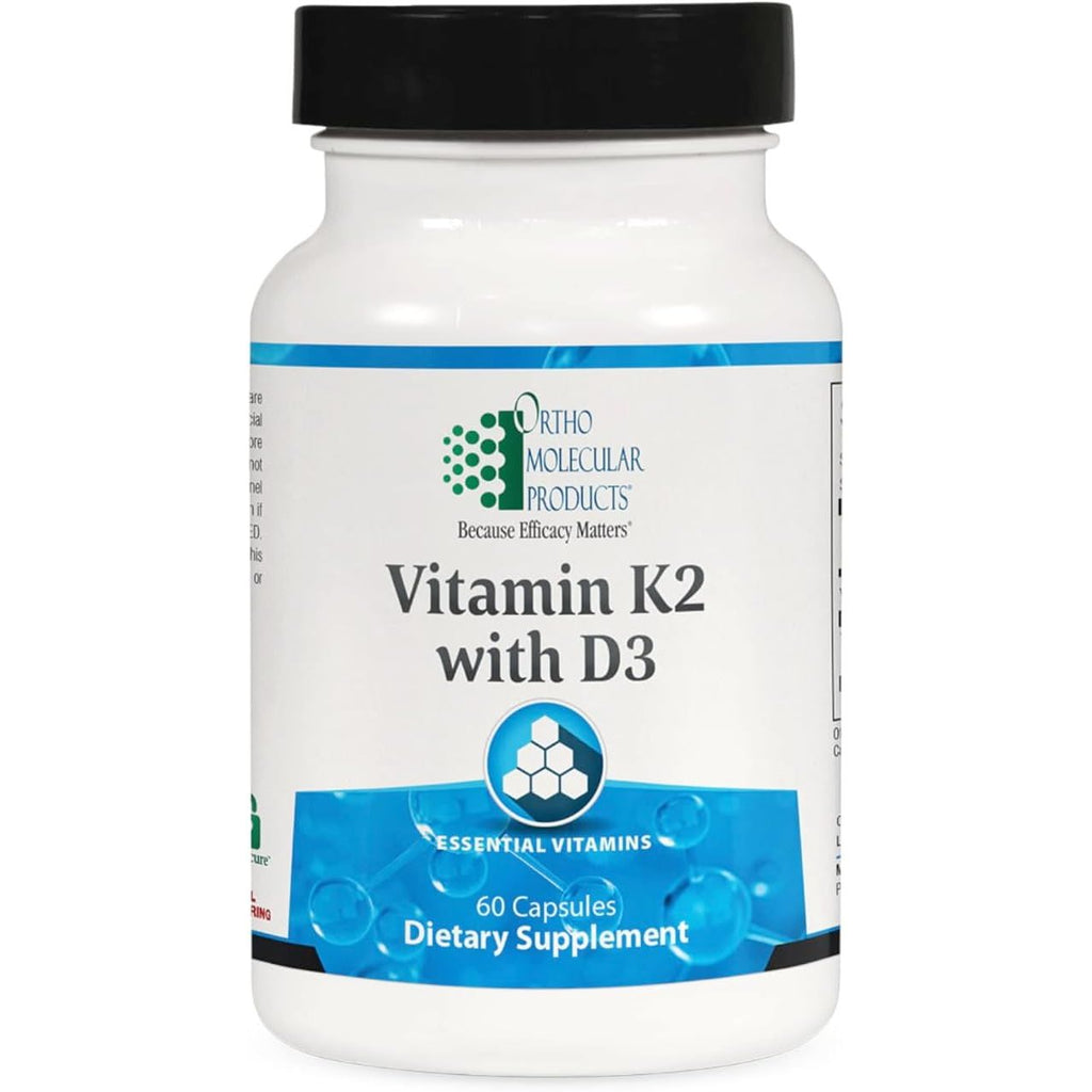 Ortho Molecular Vitamin K2 With D3 60 Capsules - 2 Pack