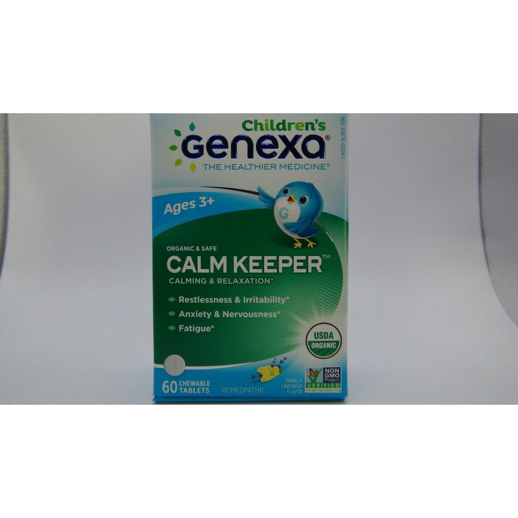 Genexa Children Calm Keeper 60 Chewable Tablets - 3 Pack