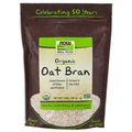 Now Real Food Oat Bran Organic 14oz - 5951 - 4 Pack