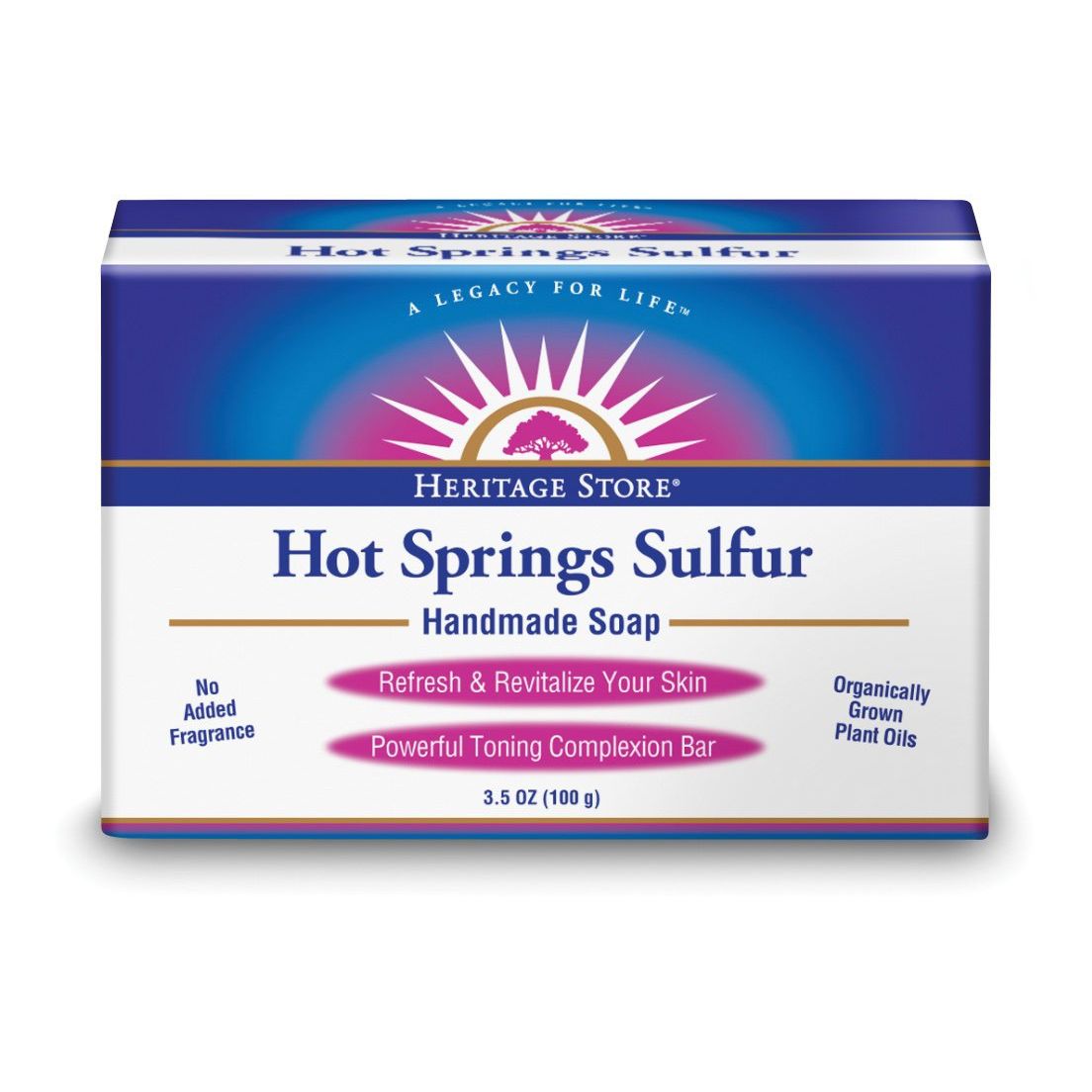 Heritage Hot Springs Sulfur Soap 3.5 Ounce